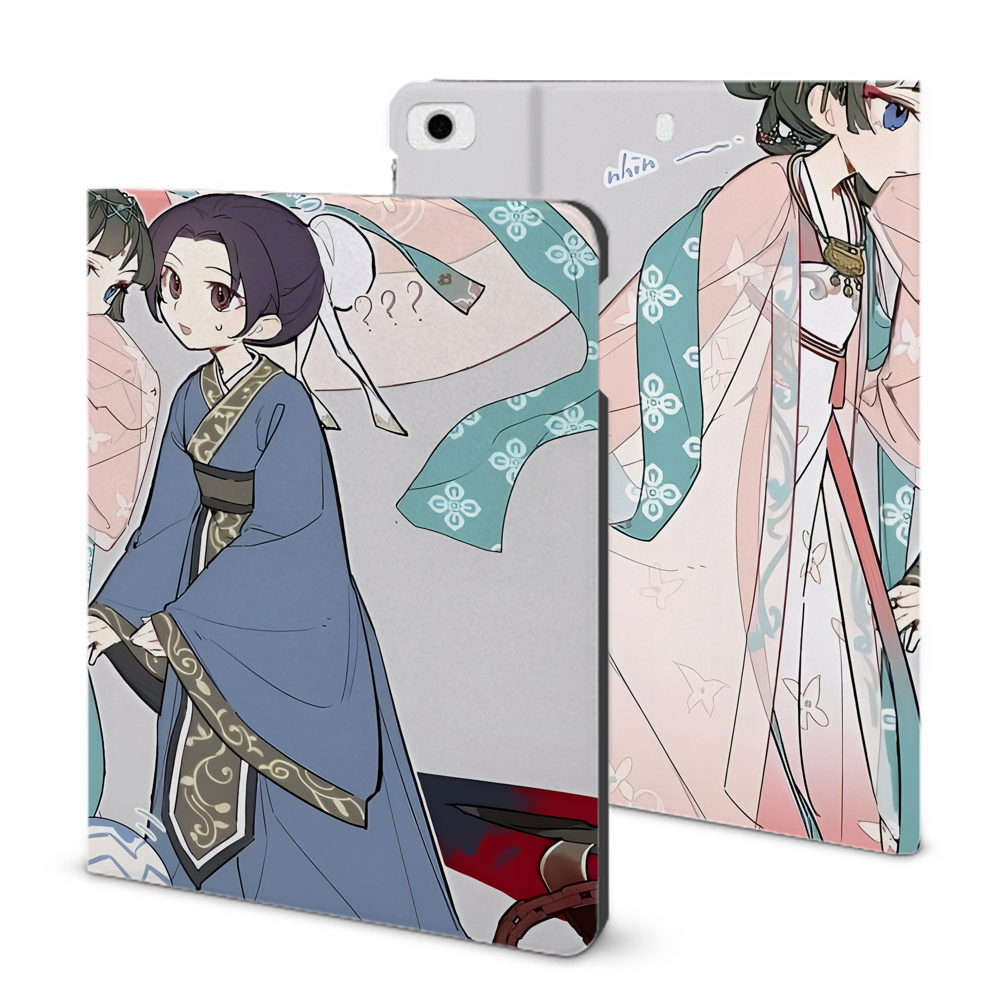 （画像用） 薬屋のひとりごと The Apothecary Diaries IPad ケース ブック型 PUレザー TPU 耐衝撃 軽量 薄型 ペン収納なし 全面保護 IPad 各モデル対応